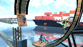 Extreme Bike Stunts Free - Moto Bike Racing 3D captura de pantalla 1