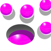 Hole Balls - Wobble Rolling Balls 图标