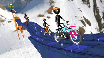 Stickman Snow Rider Affiche