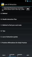 Law of Attraction syot layar 1
