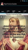 Pope Francis Quotes poster