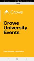 Crowe University Events Affiche