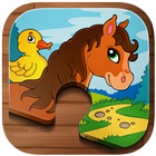 Animal Puzzle Kids + Toddlers icône