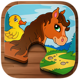 Animal Puzzle Kids + Toddlers أيقونة