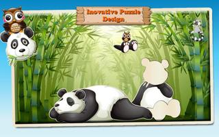 Puzzle animalier pour enfants Affiche