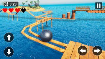 ローリング ボール - スカイ エスケープ 3D スクリーンショット 1