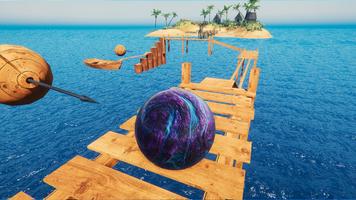 ローリング ボール - スカイ エスケープ 3D スクリーンショット 2