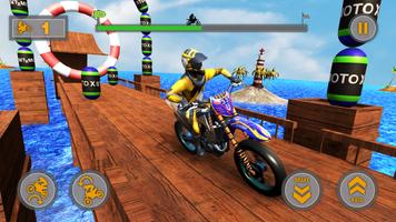 Bike stunt trial master: Jeux de course de moto capture d'écran 3