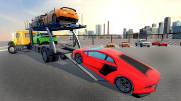 camion voiture transport Jeux Affiche