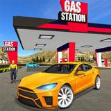Benzin istasyonu otoparkı 3D