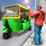 Tuk tuk modern çekçek: otomati simgesi