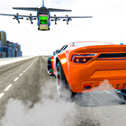 Plane Chase Car Jump Games icon