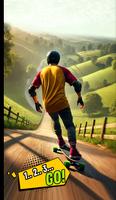 Downhill Racing: Skate Race 3D poster
