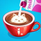 Café Kitty: fazer café ícone
