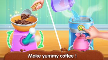 किट्टी कैफे:कॉफी बनाओ & नाश्ता स्क्रीनशॉट 1