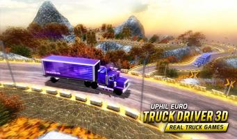 Uphill Euro Truck Driver 3D : 리얼 트럭 게임 스크린샷 3