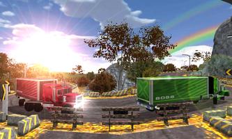 Uphill Euro Truck Driver 3d: juegos de Real Truck captura de pantalla 1