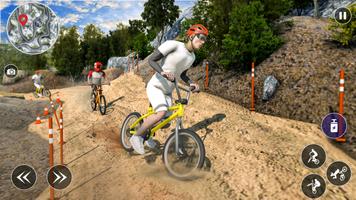 Offroad BMX-fietsracespellen-poster