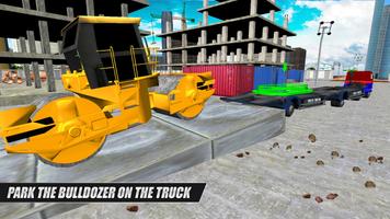 Mesin Berat Konstruksi Jalan Simulator screenshot 1