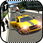 Modern Taxi Driving 3D-icoon