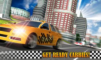 Modern Taxi Driving 3D-poster