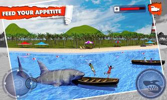 Angry Shark Simulator 3D Affiche