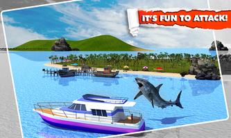 Angry Shark Simulator 3D اسکرین شاٹ 1