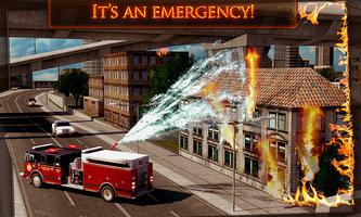 Fire Truck Emergency Rescue 3D اسکرین شاٹ 2