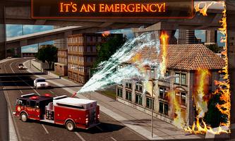 Fire Truck Emergency Rescue 3D captura de pantalla 2