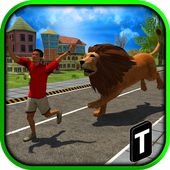 Angry Lion Attack 3D biểu tượng
