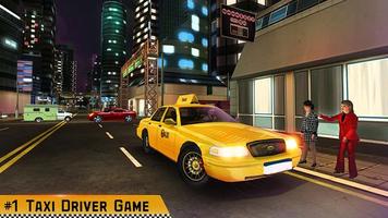 Taxi Driver 3D plakat