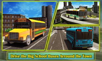 School Bus Driver 3D Simulator poster
