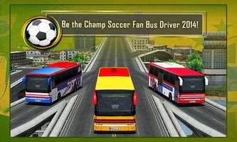 Soccer Fan Bus Driver 3D Affiche