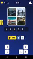 4 Pics 1 Word Quiz - 2024 โปสเตอร์