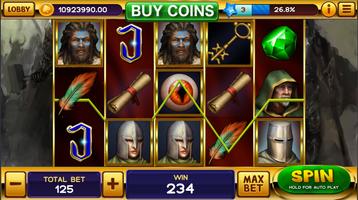 Slots - King Arthur's Slot Machine Casino capture d'écran 3