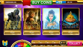 Slots - King Arthur's Slot Machine Casino capture d'écran 2