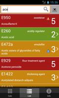 E Numbers Calc: Food Additives 截图 2