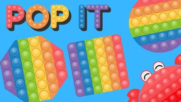 Pop It Fidget 3D Toy الملصق