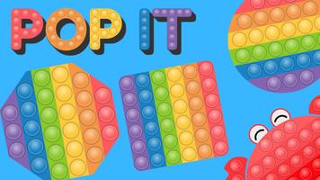 Pop It Fidget 3D Toy Poster