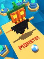 Poster Monster Vs Ball 3D