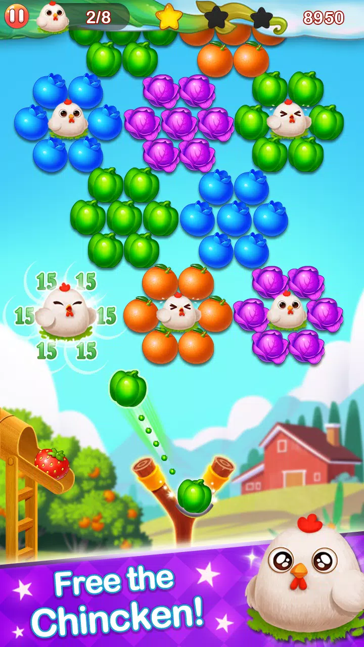 Bubble Shooter: Farm Fruit 🕹️ Jogue no Jogos123