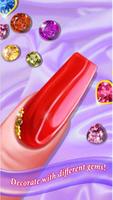 Nail Art Salon Girls Game स्क्रीनशॉट 1