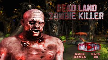 Mort terrain Zombie tueur Affiche