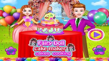 Poster Fairy Princess Cake Cooking - 