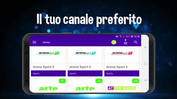 TV HD gratis | guarda i canali guida al programma โปสเตอร์