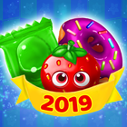 Candy Fruit Blast Mania 2019 icône