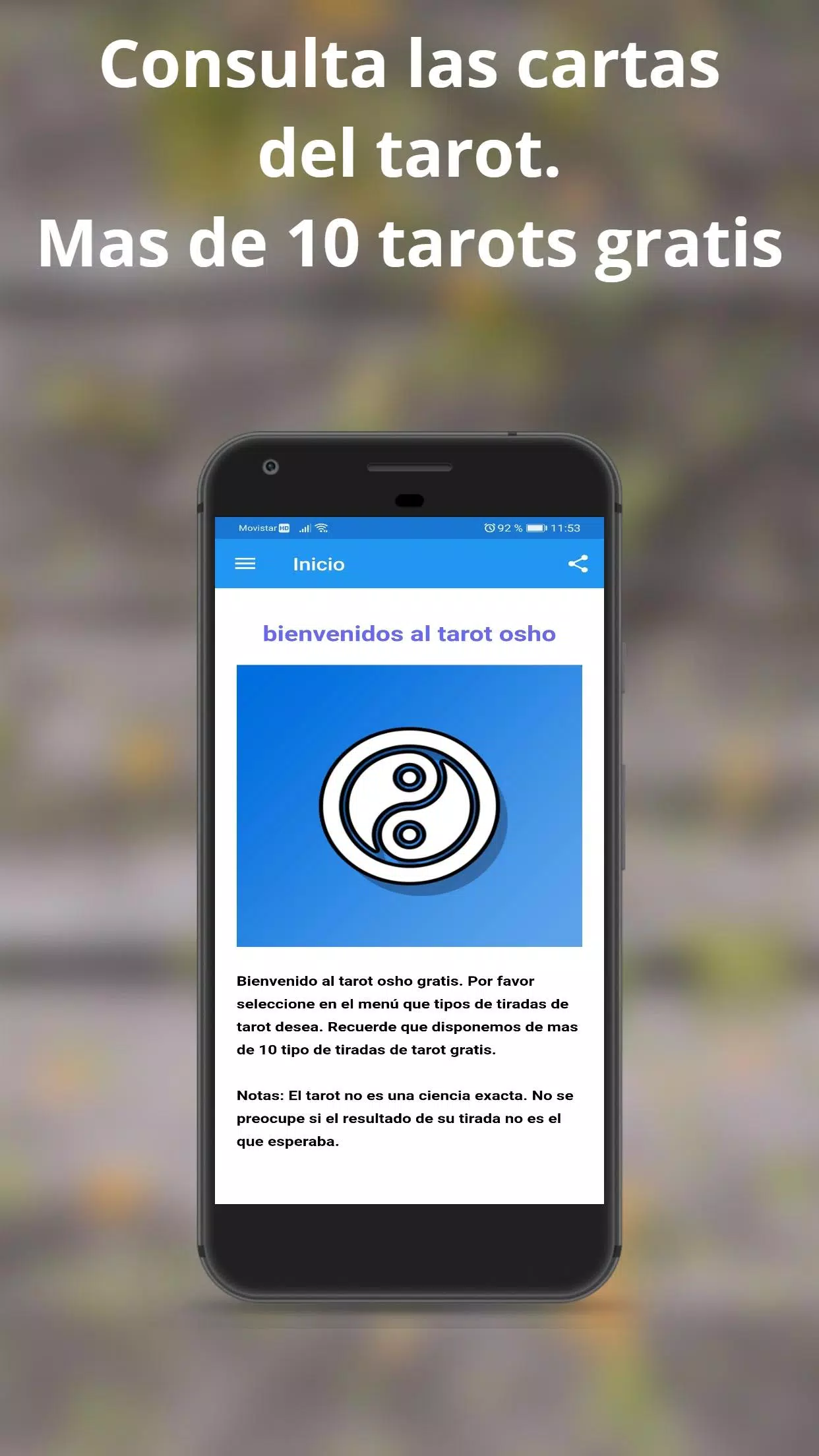 Descarga de APK de Tarot osho zen lectura de cartas y cartomancia para  Android