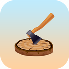 Axe log game icône