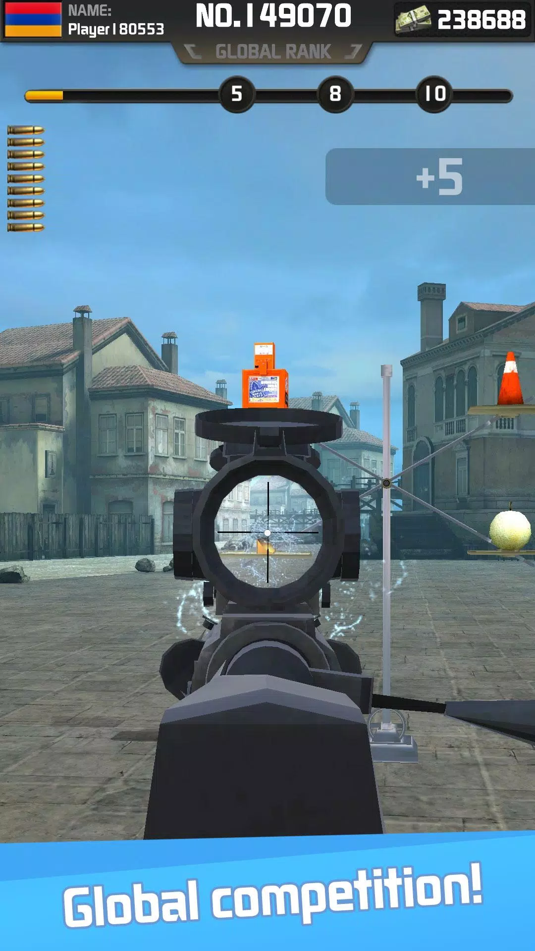 Jogo de arma de alvo tiro FPS versão móvel andróide iOS apk baixar