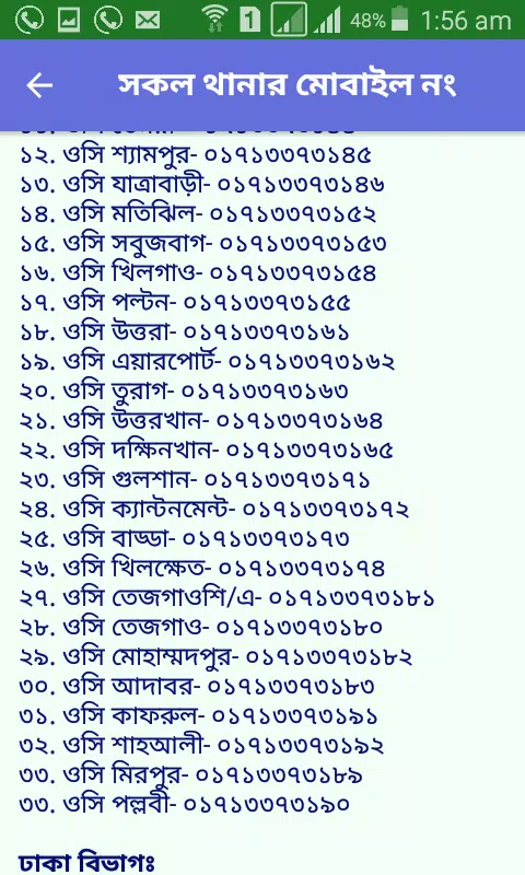 Phone numbers of bd Police APK for Android Download